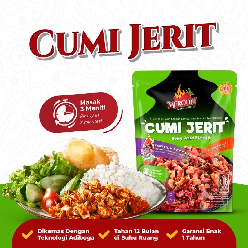 

Cumi Jerit Mercon Merah Putih