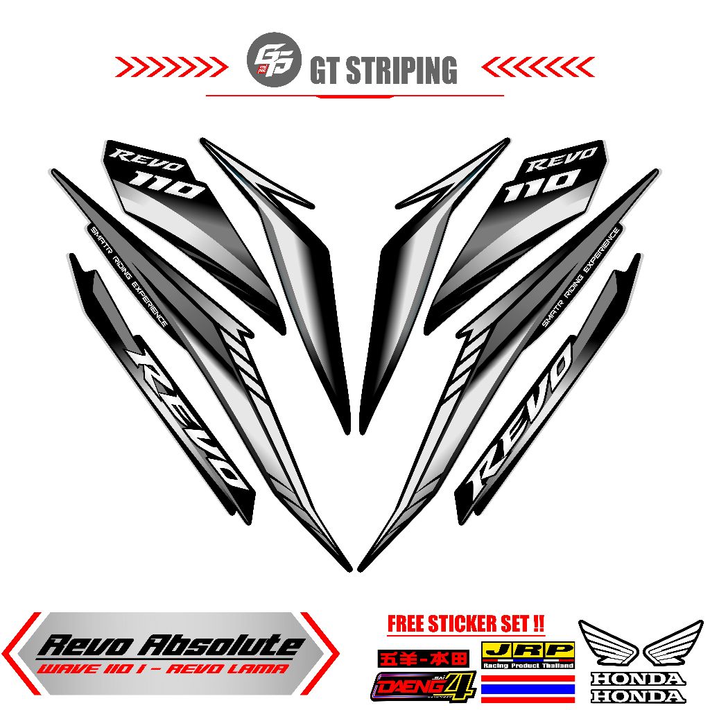 STIKER STRIPING LIS REVO ABSOLUT MTF 1 / STRIPING SET BODI REVO / STIKER REVO / REVO 110 / REVO ABSO