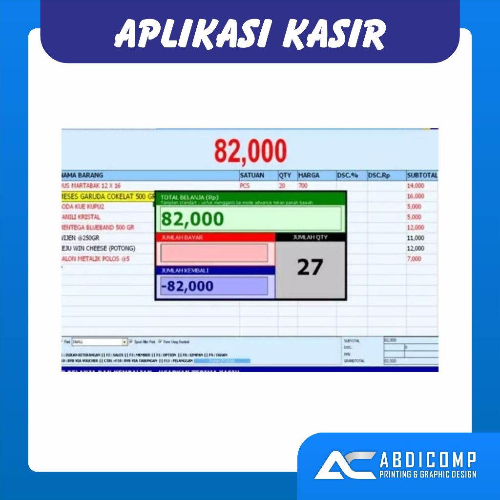 Aplikasi Kasir Toko POS SID Retail PRO Komputer Windows