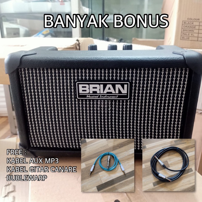 KODE H65H Ampli Gitar Mini Untuk Elektrik dan Akustik  Ampli Mini 4inc Gitar Elektrik  Ampli Gitar 4