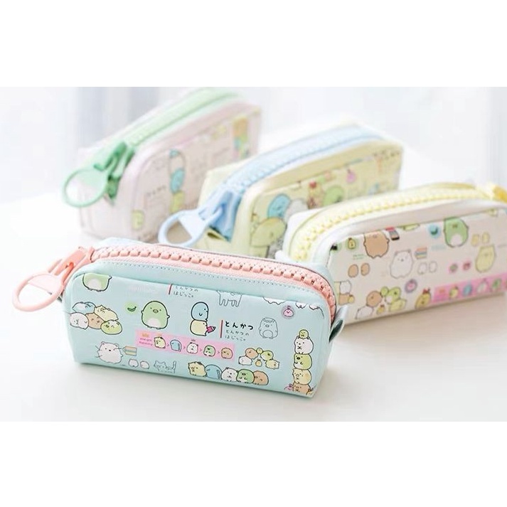 

KODE A7E Tempat Alat Tulis Resleting Warna Motif Kartun