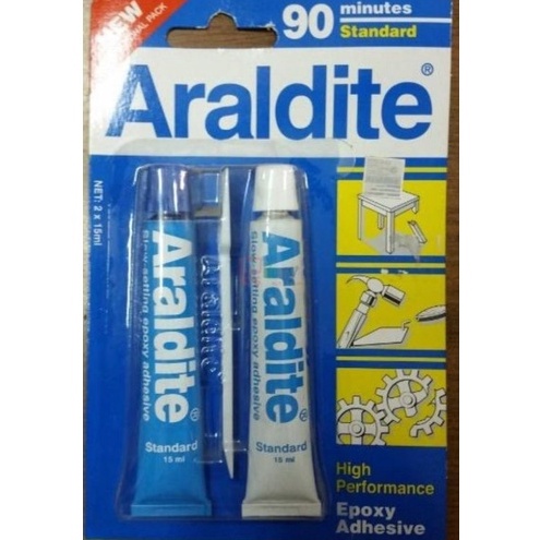 

KODE H7D5 Lem araldite besi lem araldit biru epoxy asli 9 menit alteco tiga ton DEL