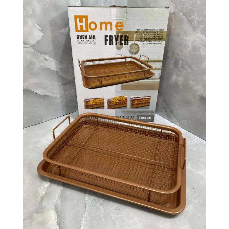 Crispy tray persegi / home fryer