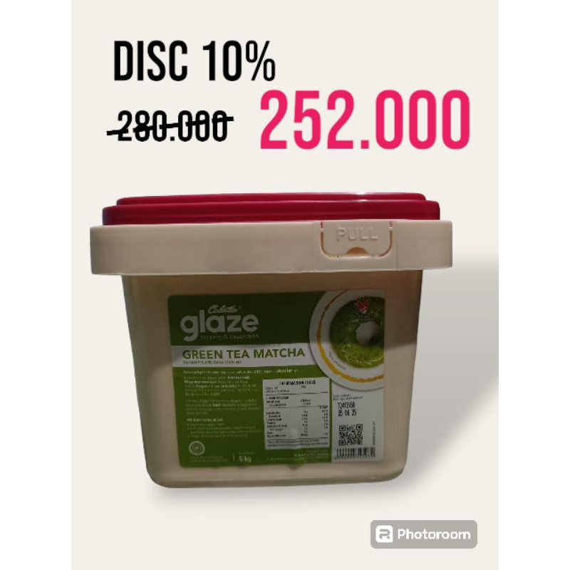 

Colatta glaze greentea