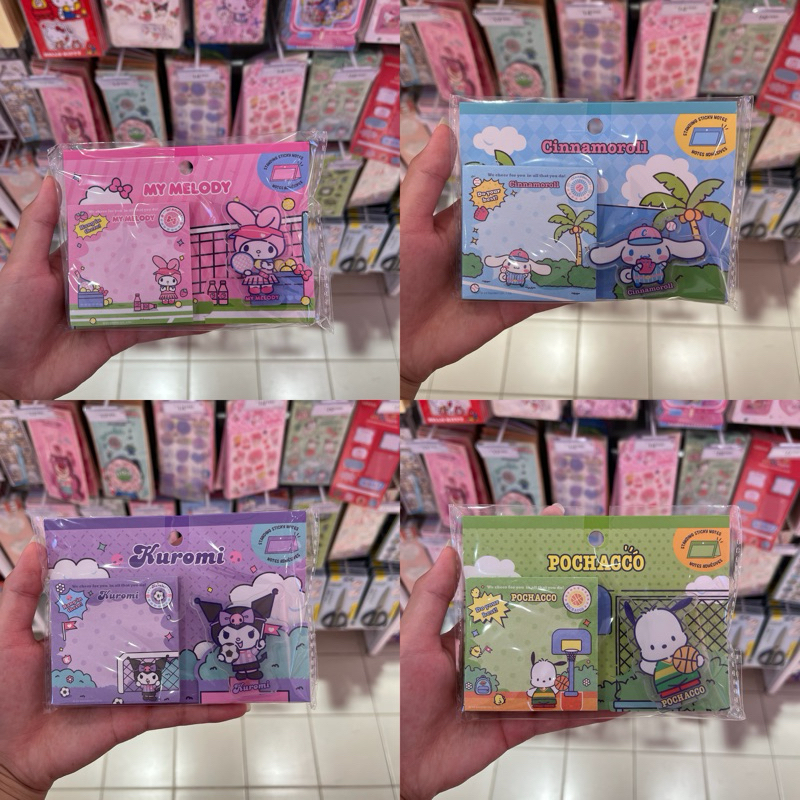 

Miniso x Sanrio ‼️ Standing Sticky Notes / Notes Standing Sanrio Kuromi Cinnamoroll My Melody Pochacco