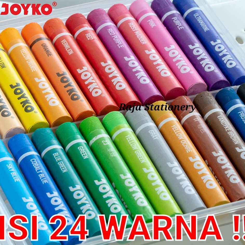 

Paket Untung JOYKO CRAYON OIL PASTEL KRAYON MINYAK JOYKO 24 WARNA OP24CR MURAH BERKUALITAS