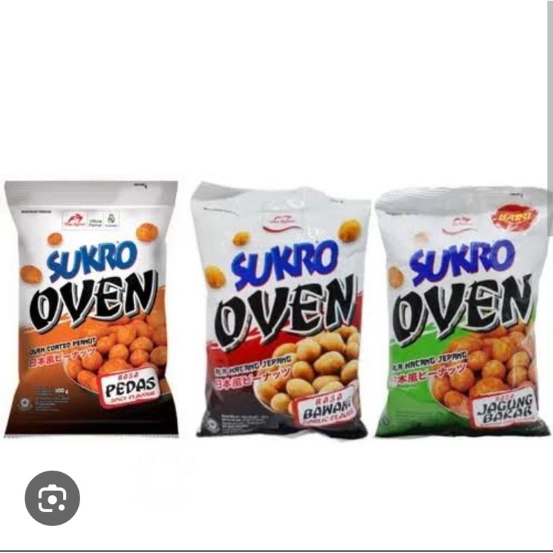

SUKRO kacang oven 10 x 10/12gram renteng
