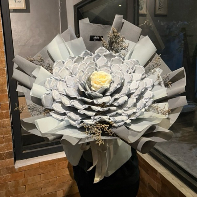 FAWN Buket Uang Mawar 2k 75lembar