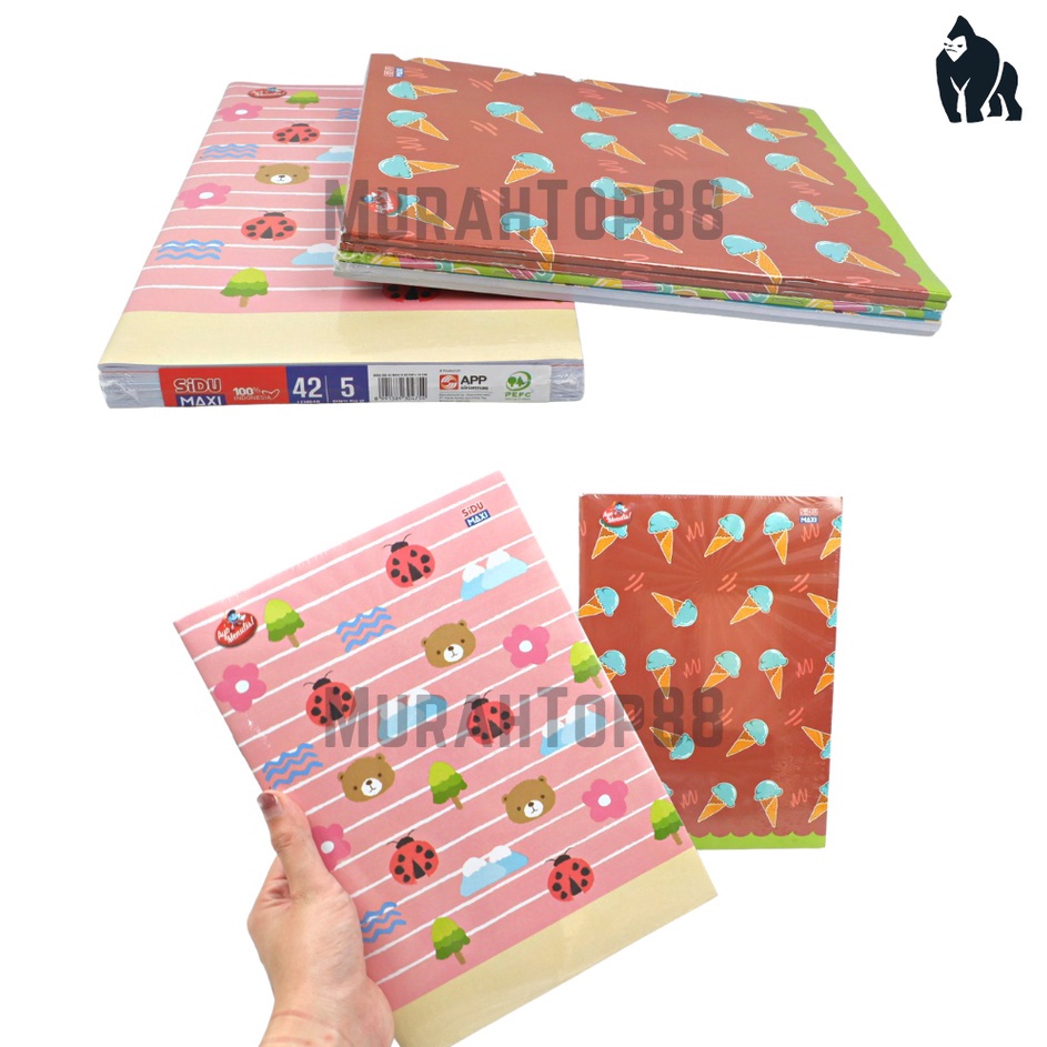 

Buruan Ambil Buku Tulis Sidu Maxi 42 Lembar Panjang Buku Sekolah Anak Karakter Sinar Dunia PER PACK ISI 5 PCS