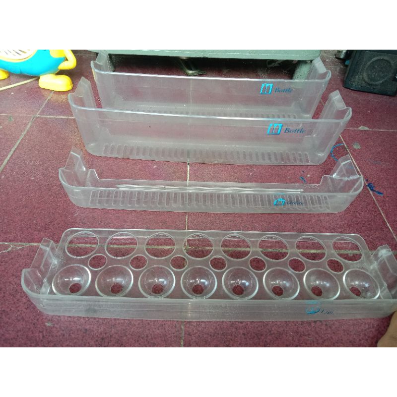 SEPAKET RAK  PINTU COPOTAN KULKAS 1 PINTU THOSIBA GLACIO ORIGINAL