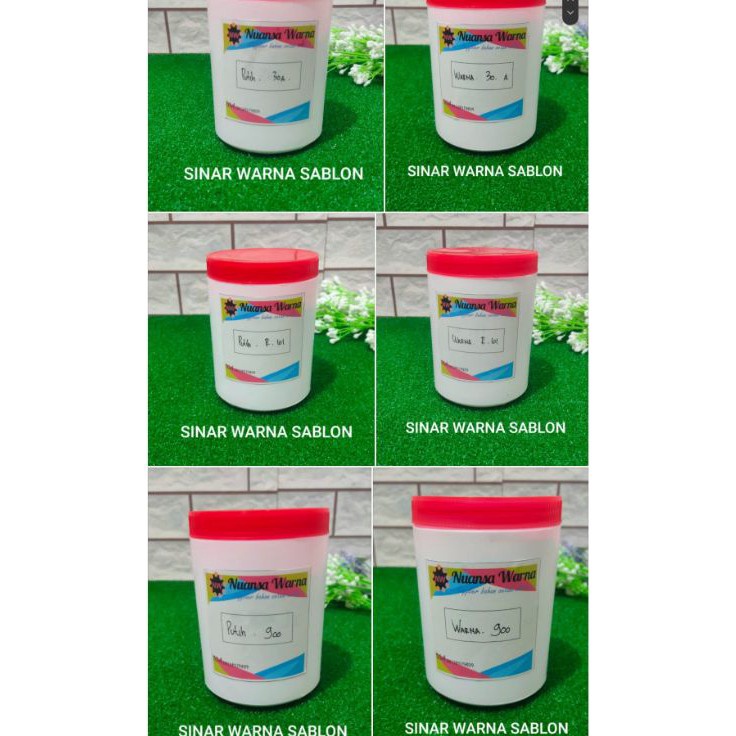 

Penjualan Ekonomis Pasta Sablon RUBBER putih dan warna 1kg