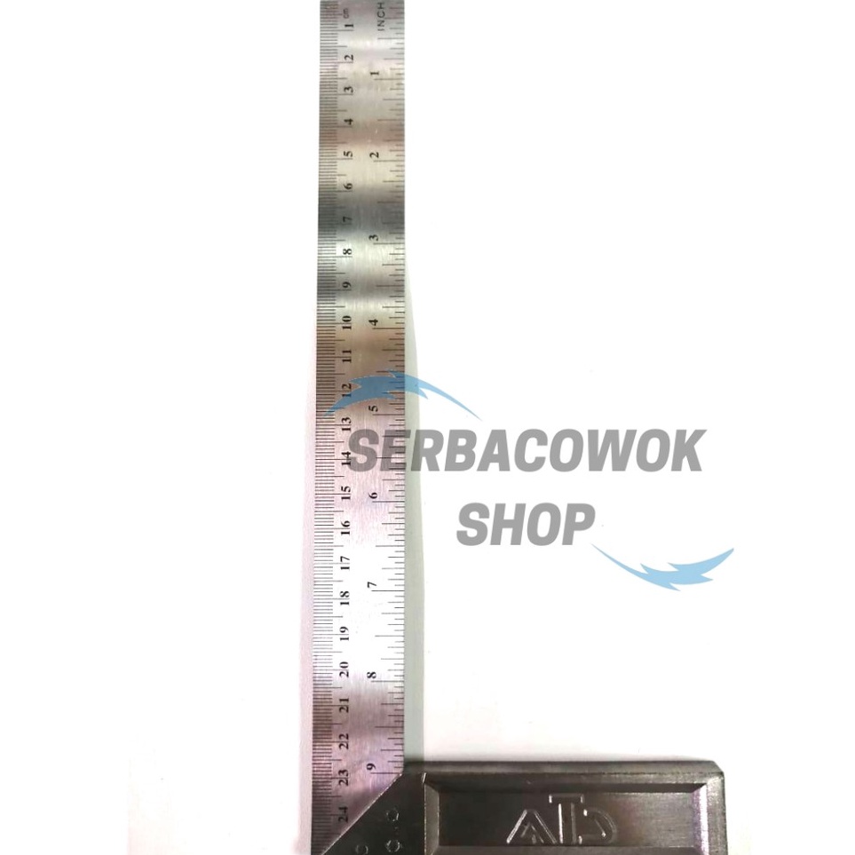 

Super Potongan Penggaris Siku 1 Inch 25cm Tukang Angle Ruler 9 Derajat Merk ATS Termurah Berkualitas