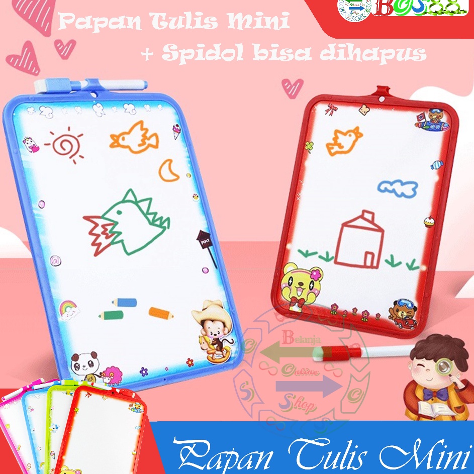 

Pasti Ready Papan Tulis Mini Whiteboard Mini Karakter Papan Tulis Anak Kecil