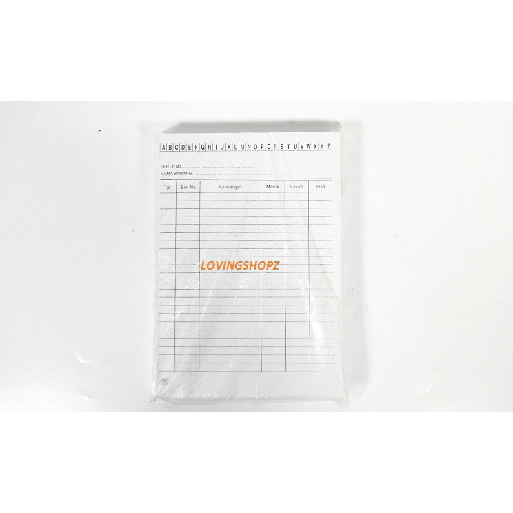 

Serbu Stock Kartu stok