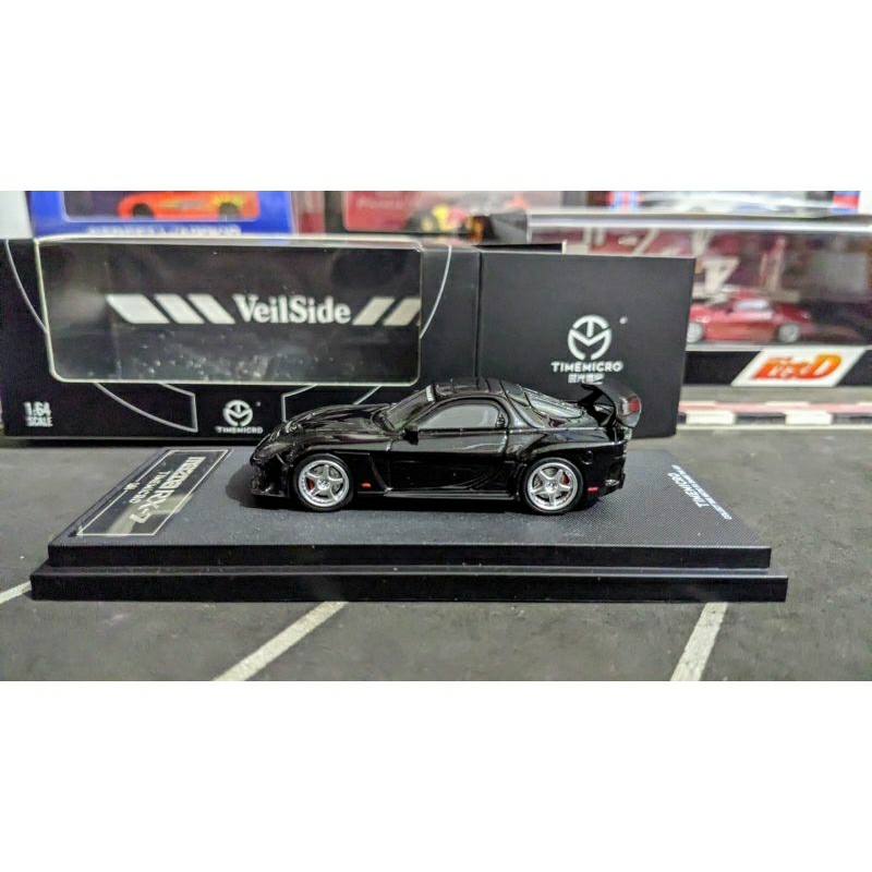 Diecast Time Micro Mazda RX7 RX 7 Veilside Black