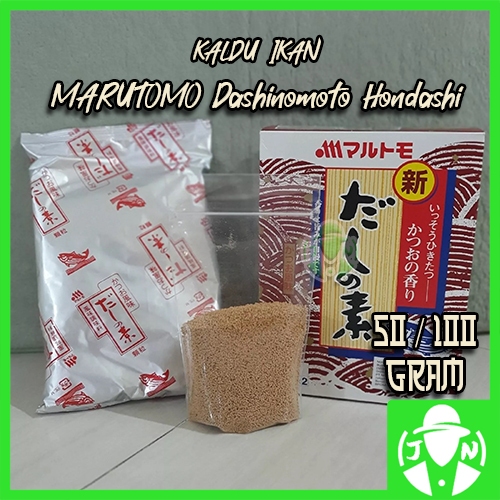 

Kaldu Ikan MARUTOMO Dashinomoto Hondashi 50 GRAM / 100 GRAM │ Import Dashi Kaldu Ikan Katsuobushi Kuah Ramen