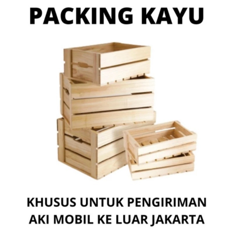 

Packing PALLET KAYU - WAJIB Untuk Pembelian Aki Mobil Ke Luar Jakarta