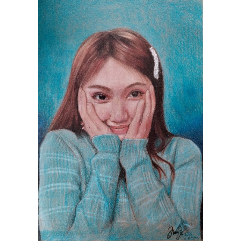 sketsa/lukisan wajah custom A3