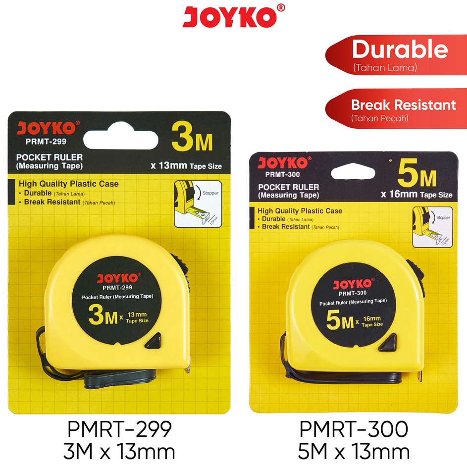 

Produk Baru Meteran Pocket Ruler Measuring Tape Joyko