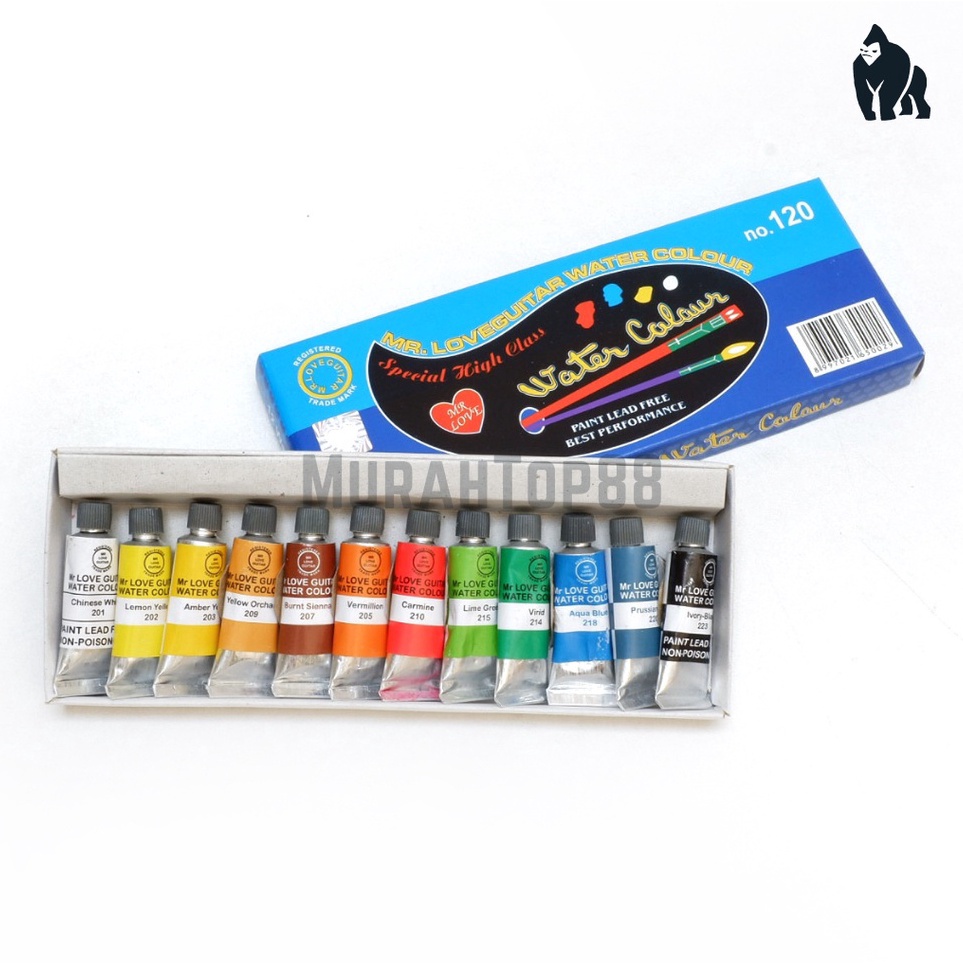 

Pasti Populer Cat Air Guitar No 12 Besar Cat Lukis Mr Loveguitar 12 Warna Water Colour