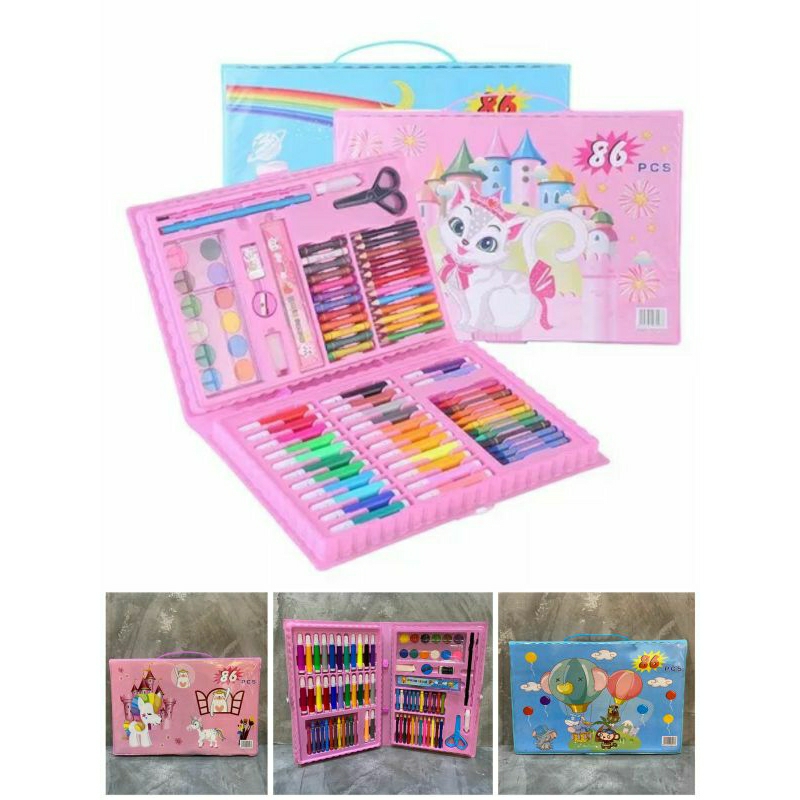 

CRAYON SET isi 86pc | ART SET | SET MEWARNAI | SASSAMART SIDOARJO