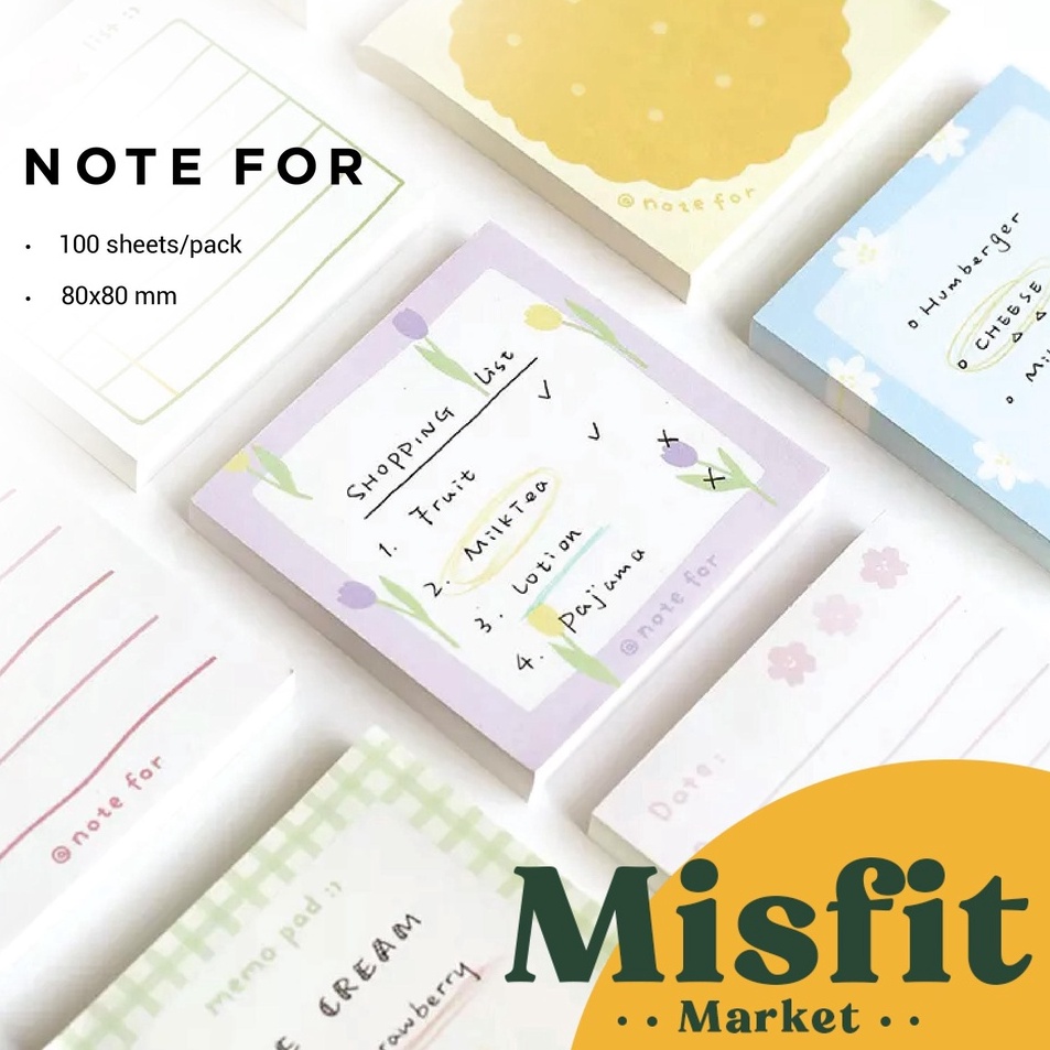 

Grosir Murah Note For Memo Pad Mini Catatan Kecil Motif Lucu Notes Note Notepad