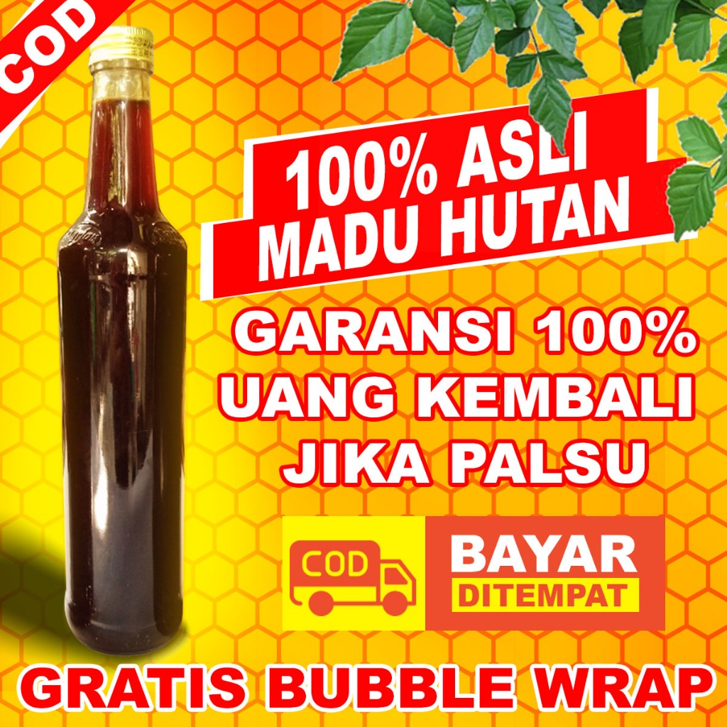 

Madu Odeng Asli - Madu Asli 100% Tanpa Campuran - Madu Murni Multiflora - Madu Hutan Baduy Original