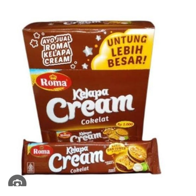 

ROMA KELAPA CREAM COKLAT (1 BOX 12 PCS)