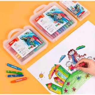 

DELI OIL PASTEL CRAYPN 12, 18, 24 WARNA CERAH NON TOXIC ALAT GAMBAR