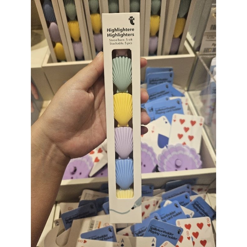 

[READY STOCK] FLYING TIGER FTC HIGHLIGHTERS STACKABLE CLAM STABILO KERANG