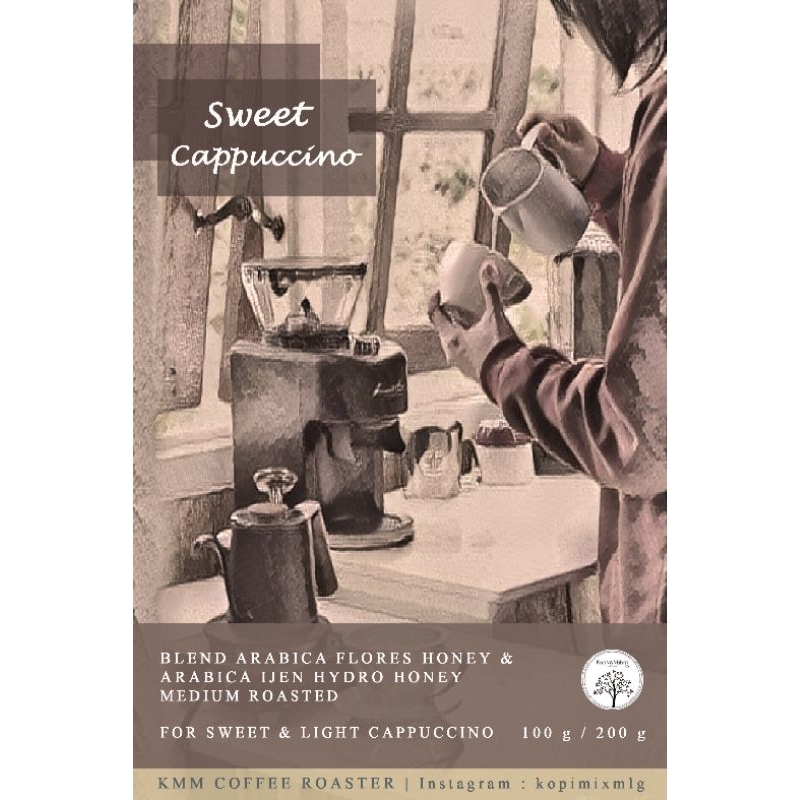 

Kopi Arabica Sweet Cappuccino 500gram