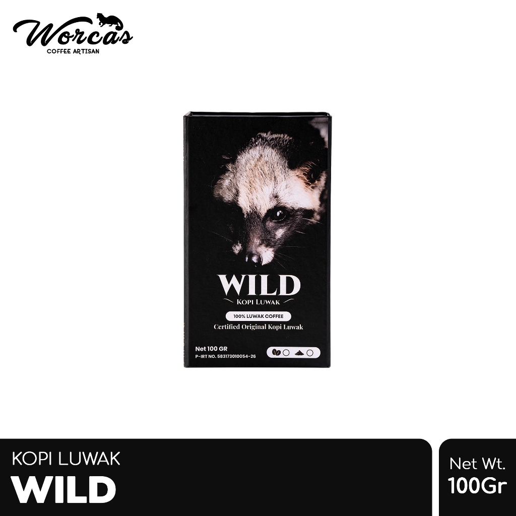 

WORCAS Wild Luwak Coffee 100gr - Classic Box Kopi Luwak