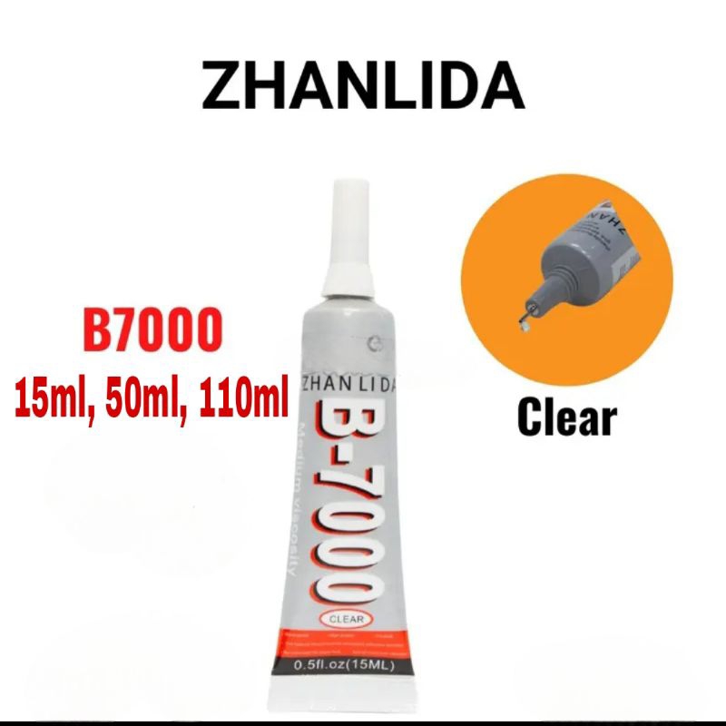 

LEM LCD / LEM TOUCHSCREEN ZHANLIDA B7000 15ML / 50ML / 110ML - CLEAR