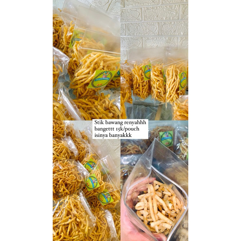 

200gr Stik bawang renyah / stik bawang gurih / stik