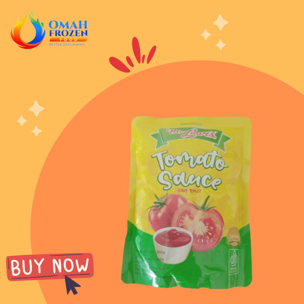 

Mclewis Saus Tomat 200gr Standing Pouch