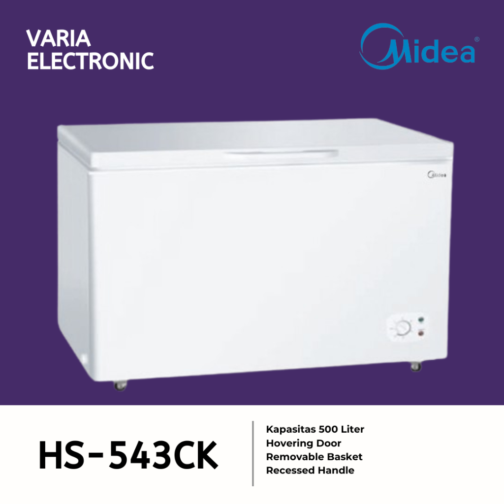 Chest Freezer Midea HS-543CK / HS543CK Kapasitas 500 Liter