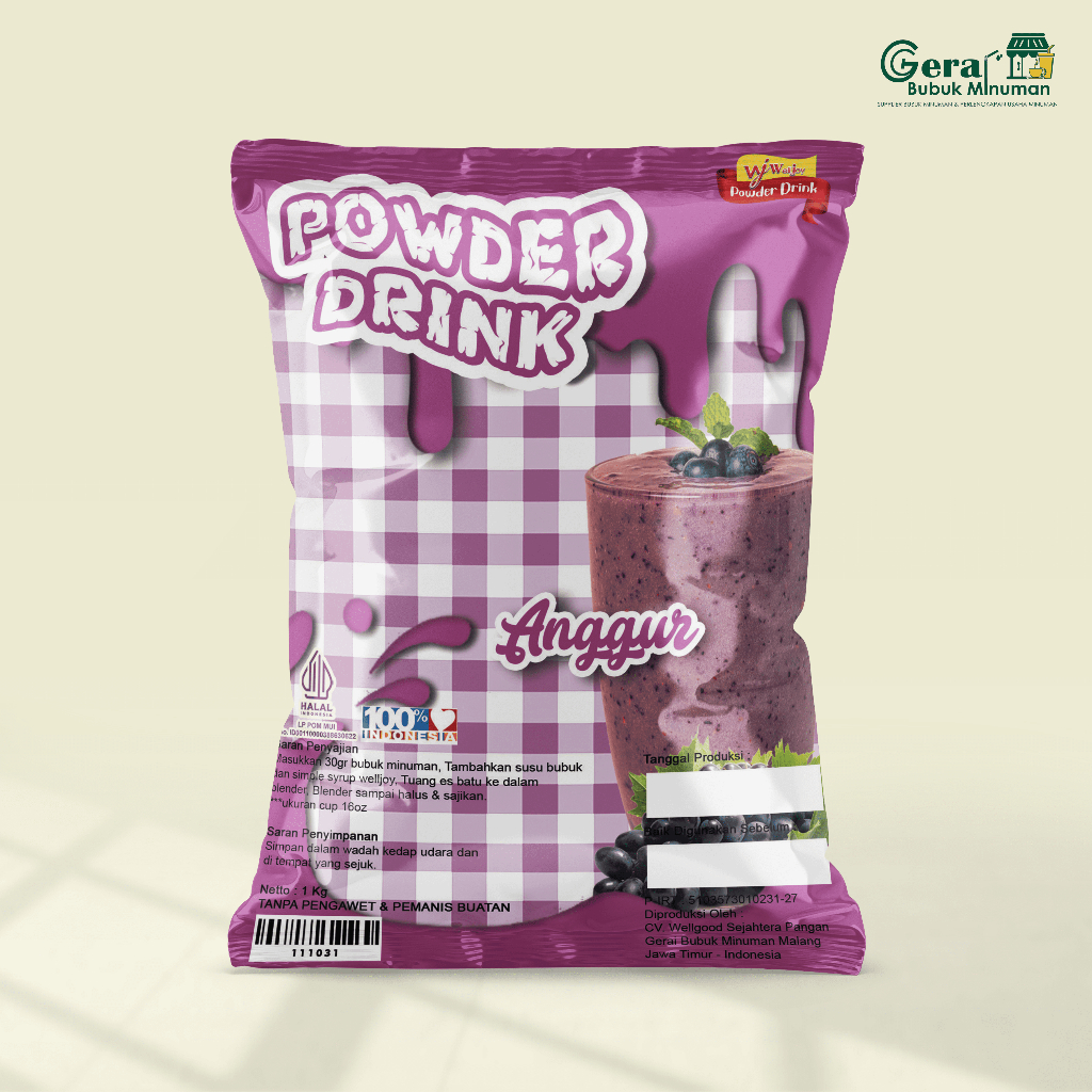 

1KG BUBUK MINUMAN REGULER ANGGUR