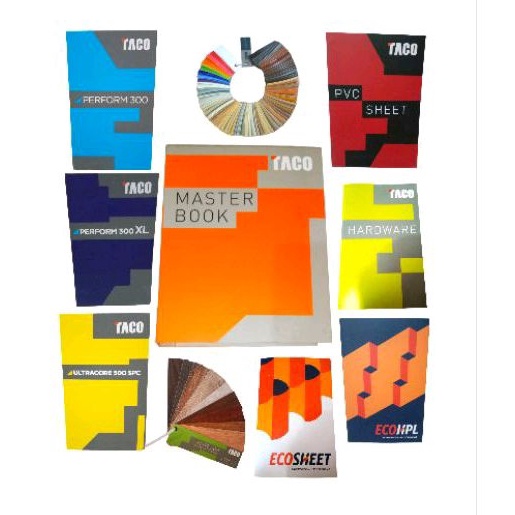 KODE X3J6 READY STOCK 1 ITEM KATALOG MASTERBOOK TACO HPL 223  224  CATALOG PVC SHEET TACO 223  CATAL