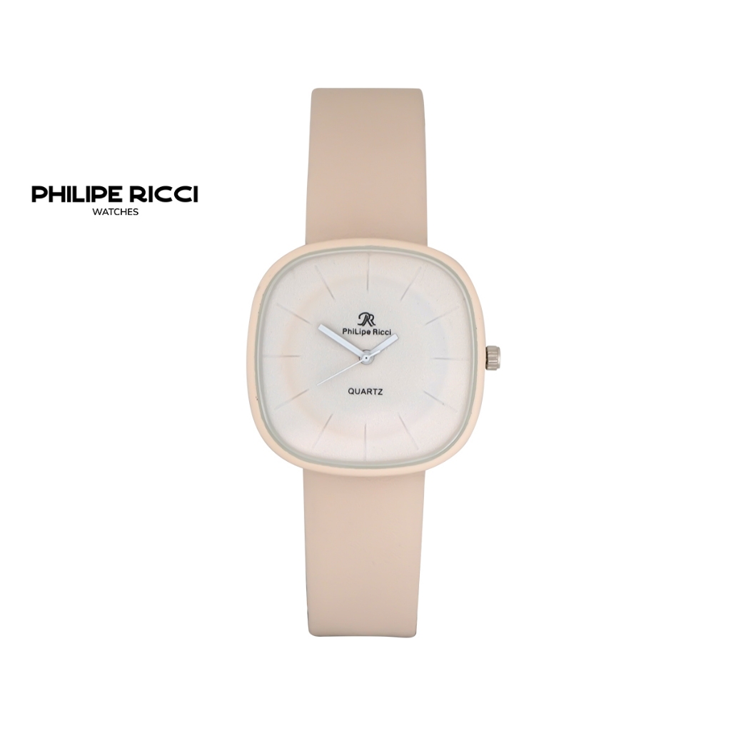 PhiLipe Ricci Jam Tangan Wanita Original Analog Cewek Dial Kotak Kulit 4233B Women Watches Free Box