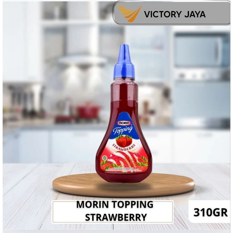 

Morin topping strawberry 310 gram kemasan botol