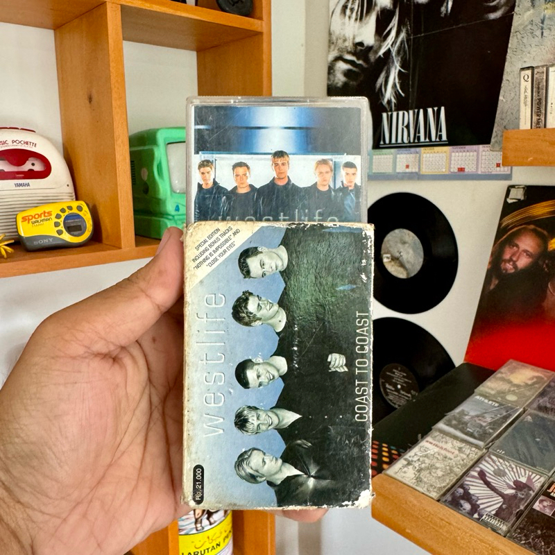 Kaset Pita / Tape / Walkman Segel NOS Westlife Coast to Coast Original 100% Berfungsi / Tested Indon