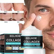 EELHOE Collagen Cream Penghilang Keriput Pelembab Wajah Pria Krim Anti Kerut Cream Anti Keriput Menc