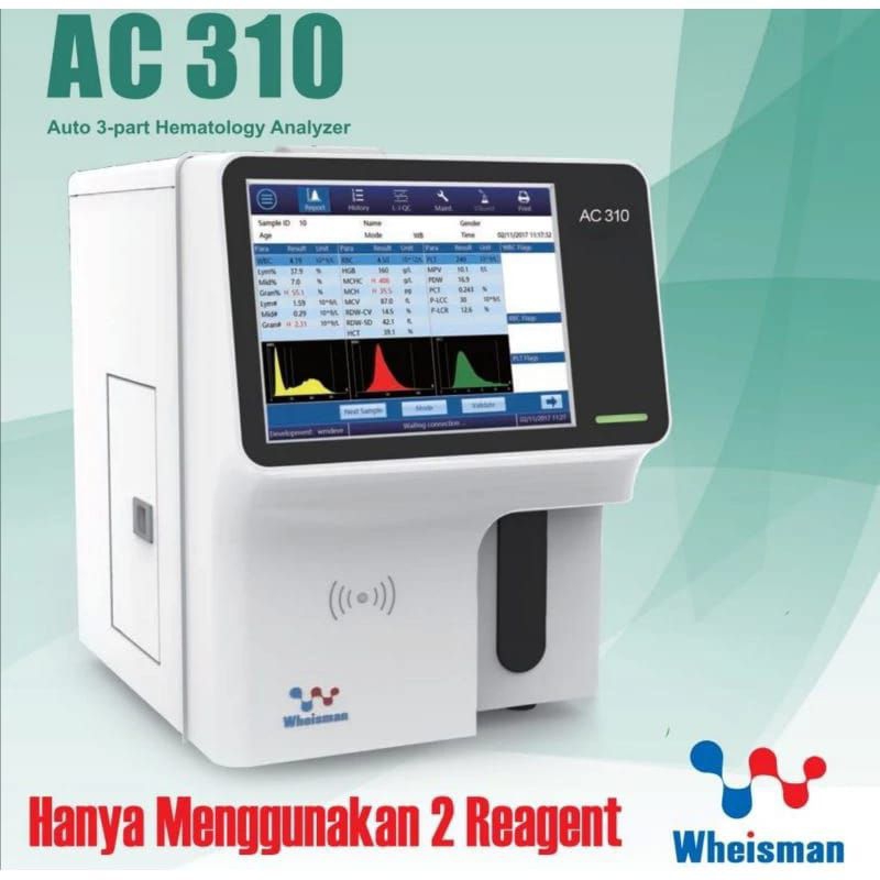 Alat Hematology Analyzer Wheisman New 3 Dift / Alat Cek Darah