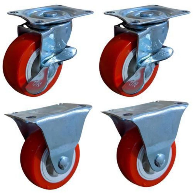 TAMBAHAN RODA DAN ALAS UNTUK BOOTH KAYU PORTABLE