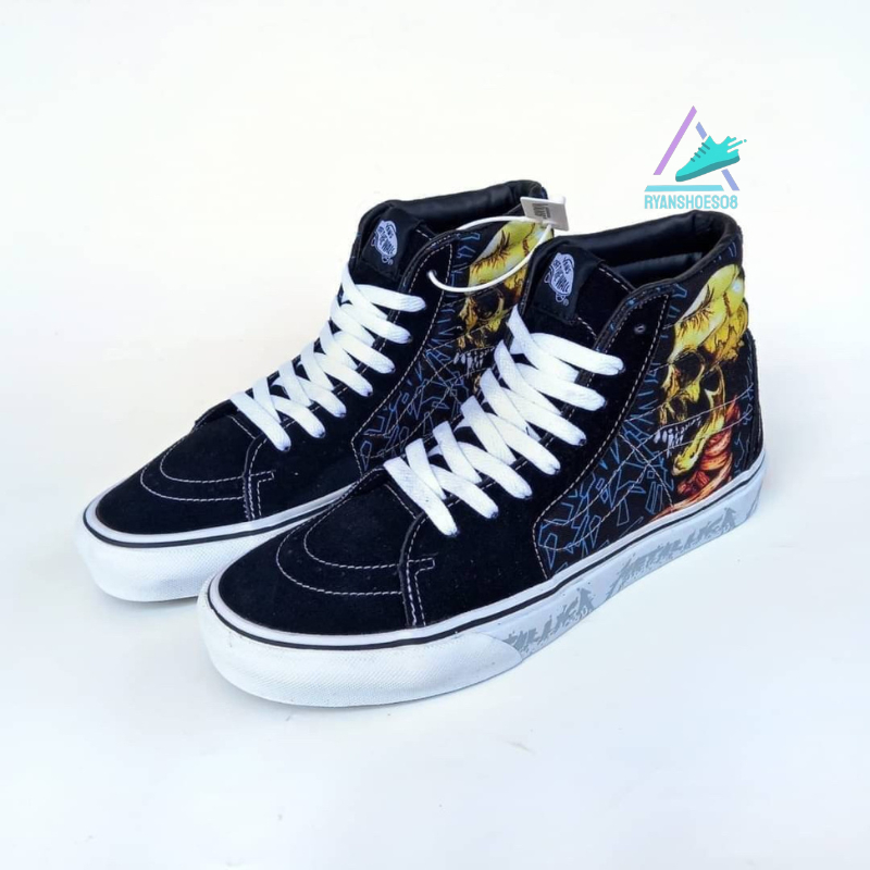 SEPATU PRIA VANS | SEPATU VANS SK8 HI METALLICA SAD BUT TRUE 100% SNEAKERS  BNIB