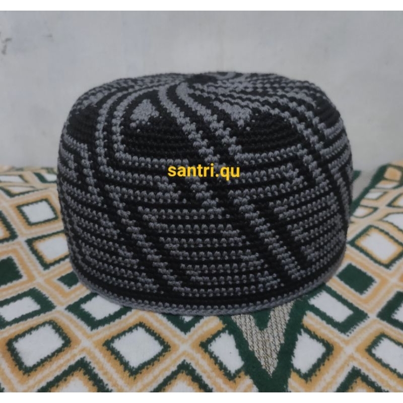 peci rajut / kopiah oval, TINGGI 9 / 10 / 11 CM