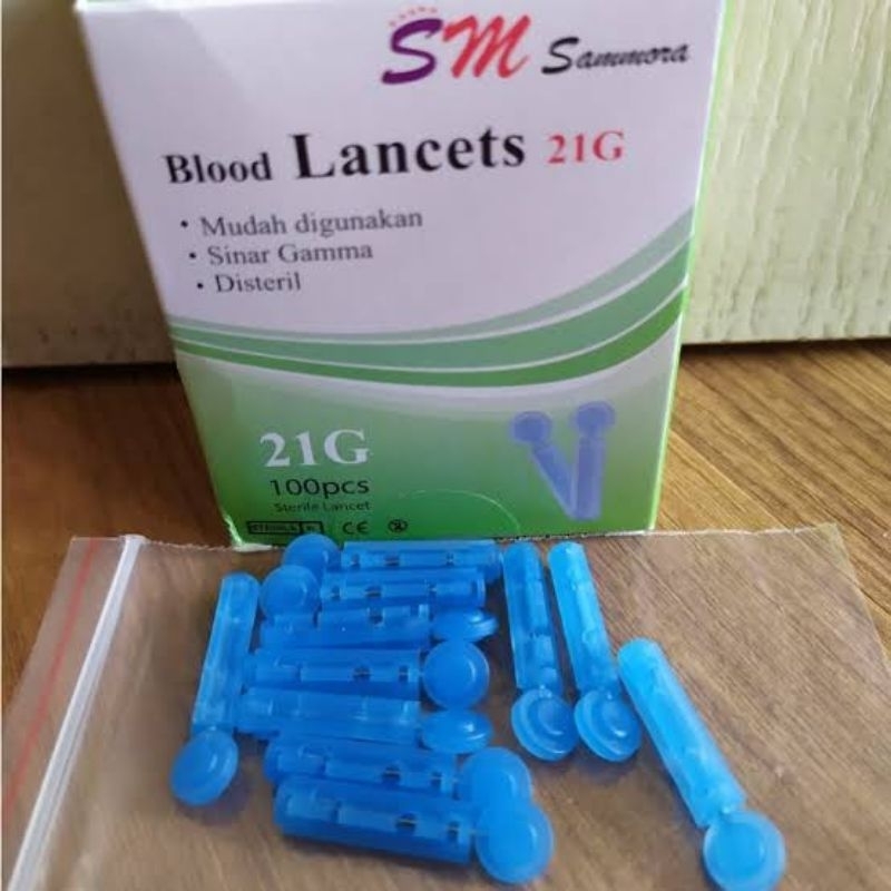 JARUM BEKAM SAMMORA / JARUM BEKAM MEDI / LANCET BEKAM 21G