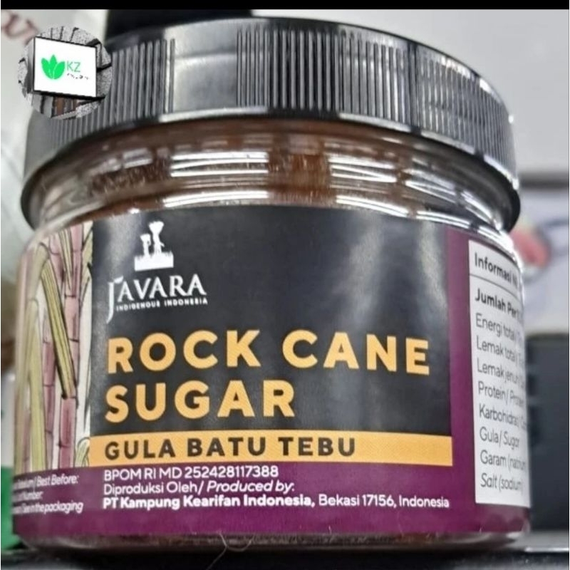 

Javara Rock Cane Sugar 250g| Gula Batu Tebu