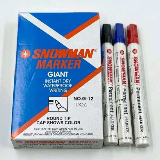 

Spidol Permanent Snowman NO.G-12