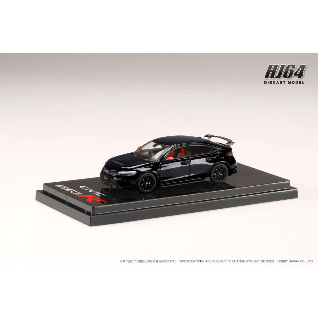HJ642063BK - '1/64 Honda CIVIC Type R (FL5) CRYSTAL BLACK PEARL